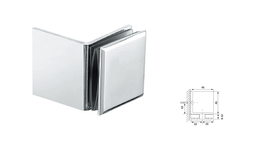 Glass Fix Clip,90°（Single）